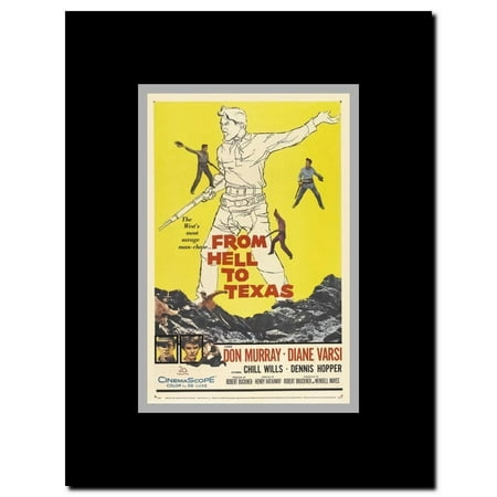 - From Hell to Texas Framed Movie Poster