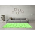 thumbnail image 3 of Ahgly Company Indoor Square Solid Green Modern Area Rugs, 7' Square, 3 of 4
