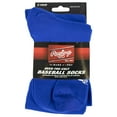 thumbnail image 6 of Rawlings Adult Over-The-Calf Baseball Socks - Small - Royal Blue, 6 of 6