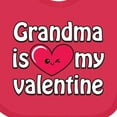 thumbnail image 4 of Inktastic Grandma is My Valentine Boys or Girls Baby Bib, 4 of 4