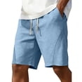 thumbnail image 2 of Guluxicc Men's Gym Shorts Drawstring Elastic Waist Workout Shorts Regular Fit Summer Outdoor Altheic Shorts with Pockets, 2 of 6