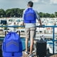 thumbnail image 1 of Mochila con cordón de gran capacidad, impermeable, ligera y duradera, ideal para gimnasio, deportes y uso diario para adultos y adolescentes., 1 of 9