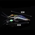thumbnail image 5 of Señuelos blandos para carpa, lucio, trucha, lubina, pesca Crankbait con anzuelos BKK o VMC ultra afilados, fórmula japonesa, señuelo de pesca depredador para agua salada y, 5 of 5
