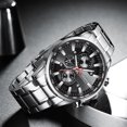thumbnail image 4 of Curren Men Businiess Watch Fashion Classic Aleación Caja Acero inoxidable Banda Reloj de p Abanopi Mirar, 4 of 5