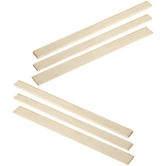 HOMEMAXS 6Pcs Professional Wood Strip for Clay Craft Making Supplies and Pottery Tools