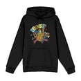 thumbnail image 5 of Scooby-Doo Zoinks Ruh Roh Adult Black Long Sleeve Hoodie-XS, 5 of 7