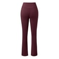 thumbnail image 4 of Women's Bootcut Yoga Pants Flare Leggings Long Bootleg High-Waisted Flare Pants Crossover Yoga Pants with Tummy Control, High-Waisted and Wide Leg,Butt Lifting Leggings For Women, 4 of 5