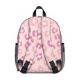 thumbnail image 3 of Pink Leopard Print Backpack for School, Cute School Bag with Adjustable Shoulder Straps and Padded Back, 13.8"x11.4"x6", 3 of 4