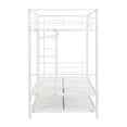 thumbnail image 3 of Miekor Furniture Metal Bunk Bed With Trundle White B5A1337, 3 of 6