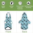 thumbnail image 5 of Bingfone Cute Dog Footprints Dog Clothes Hoodie, Pet Winter Coat,Puppy Sweatshirts for Small Dogs Boy Girl,Suitable for All Breeds-X-Small, 5 of 6