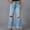 Blue, variant on Jesvior Women'S High Waisted Wide Leg Jeans Casual Loose Fit Pants with Pockets Cotton Stretch Denim Trousers for Spring Winter Office Daily