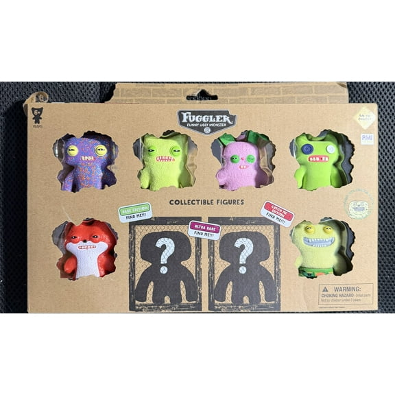 Fuggler Funny Ugly Monster Collectible 8 Pack Mini Figurines Mystery Figures