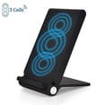 thumbnail image 6 of Wireless Charger Compatible With iPhone 11/12/13/14 Plus, Pro, Pro Max, Mini - 10W Fast Folding Stand 3-Coils Charging Pad, 6 of 6