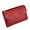 Red, variant on Unisex Pebble Leather Wallet, 5.3In Short Genuine Leather Coin Card Holder, Unisex Clutch Bags, Can Hold Coins, Id Cards