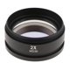 thumbnail image 2 of Metal 2x AUX. Lente Auxiliar Para Microscopio Esté Con Rosca De Montaje M48mmx0.75, Distancia De Trabajo 30 Mm Hugo Lente objetiva AUX Barlow, 2 of 8