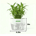 thumbnail image 6 of Plastic Self Watering Pots for Indoor Plants with Water Level Window, Bottom Watering Planter with Cotton Wick, No Root Rot Self Watering Pot with Reservoir for Home & Office, 6 of 6