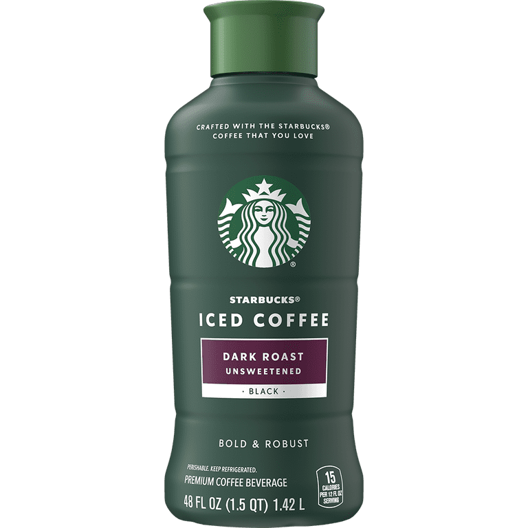 2 pack) Starbucks Iced Coffee Beverage, Dark Roast with
