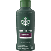 Starbucks Iced Coffee Beverage, Dark Roast, 48 fl oz