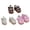 silver brown pink, variant on 3.5CM Doll Shoes For 17cm Dolls Pair Of 3 PU Dress Shoes Footwear Accessories For Various Doll Outfit And Displays