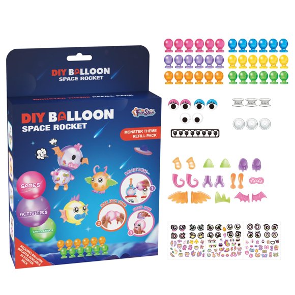 Set de accesorios para manualidades con globos Zlshmoee DIY Space Magic