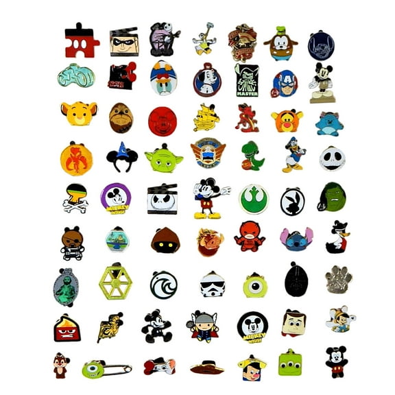Disney Pin Trading 10 Boy Assorted Pin Lot