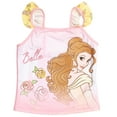 thumbnail image 4 of Disney Princess Belle Little Girls Tankini Top Bikini Bottom and Scrunchie 3 Piece Swimsuit Set Toddler to Big Kid, 4 of 5