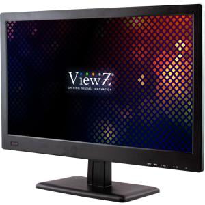 VZ-19CME ViewZ 19.5 HD 1600x900 LED Monitor DVI/VGA/HDMI Back plastic frame Built for 24/7 operation 12VDC
