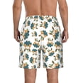 thumbnail image 3 of Kdxio Cute Bunny Pattern Mens Casual Shorts - Drawstring Summer Beach Sports Shorts for Men, 3 of 9
