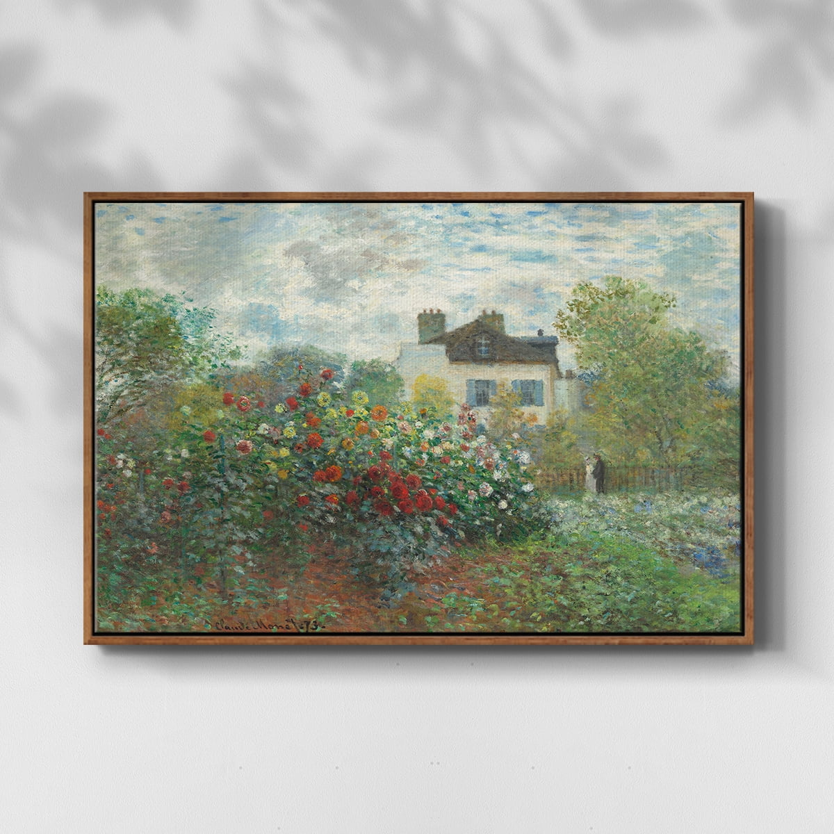 Vintage Landscape-CIII By Wexford Home Framed in Walnut Wood Gallery Wrapped Canvas 17 in. x 25 in.