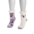 Muk Luks Cabin Slipper Socks - Women's Loungewear in Grey Snowflake
