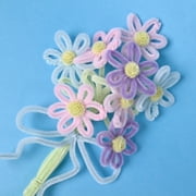 Hello Hobby Fuzzy Sticks, 100 Count, Pastel Multicolor Chenille Stems for Kids Crafts and DIY Projects