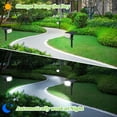 thumbnail image 4 of Nordic Hygge 6-Pack Solar Spot Lights Outdoor, 59 LED Solar Lights Outdoor Waterproof, Outdoor Solar Lights for Yard with 3 Lighting Modes, 4 of 8