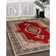thumbnail image 3 of Ahgly Company Machine Washable Indoor Rectangle Traditional Tomato Red Area Rugs, 7' x 9', 3 of 7