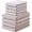 Brown-8-Piece Set, variant on Brown 8-Piece Set Kitchen Linen Terry Towel & Dishcloth Set