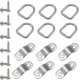 thumbnail image 1 of Ojal de acero inoxidable, gancho de amarre, kit de 6 piezas de ojales de diamante, anillos de amarre, correa para remolque de servicio pesado, remolque, camión, gancho de ojo de tracción, 1 of 2