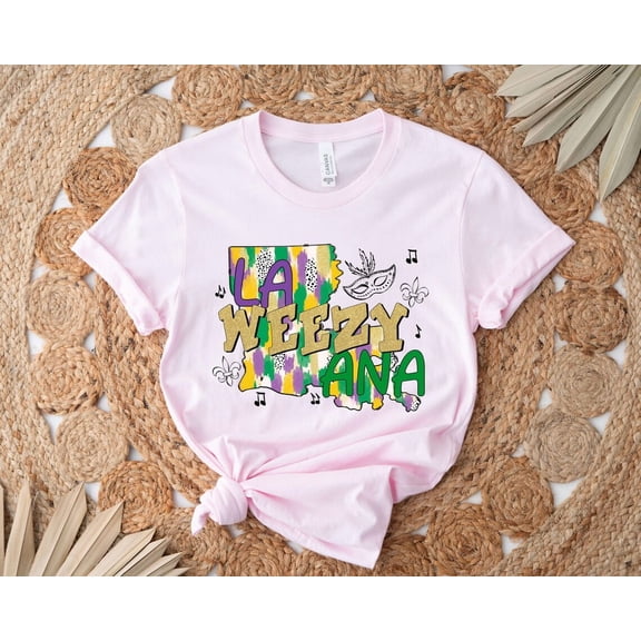 La Weezy Ana T-shirt, Mardi Gras T-shirt, Mardi Gras Shirt, Louisiana Mardi Grass, Mardi Gras Shirt, Trendy Shirt, Women's shirt All Size S-5Xl