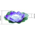 thumbnail image 2 of Swimming Pool Floating Lamp Solar Lotus Lights Waterproof Led Flower, 2 of 5