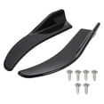 thumbnail image 3 of Terraxo 2 Pieces Car Corner Spoiler Pair Front Rear Diffuser Splitter Protector PP Material Anti Scratch Suitable for Sports Car Styling Vehicle Enhancement Black, 3 of 8