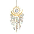 thumbnail image 2 of Joernso Sun Moon Suncatcher Decoration Indoor Outdoor Colorful Faux Crystal Rainbow Maker Prism Window Hanging Ornament Wind Chime Pendant Christmas Gifts, 2 of 8