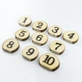 thumbnail image 6 of 1-10 Wooden Table Number Rustic Party Wedding Decoration Number Blocks for Wedding Reception and Table Decorations, 6 of 9