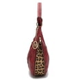 thumbnail image 6 of MKF Collection Lisanna Women's Hobo Bag, Sleek Shoulder Purse Handbag by Mia K - Black, 6 of 10