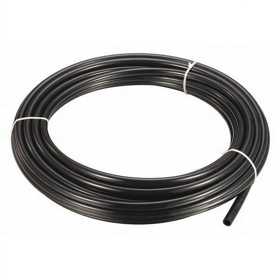 Manufacturer Varies Tubing,1/2" OD,Nylon,Black,50 Ft 2VDL4