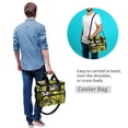 thumbnail image 4 of FORMRS Insulated Cooler Bag 24 Cans Capacity Soft Leakproof Lunch Box with Side Pockets, Yellow Flowers, 4 of 7