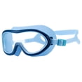 thumbnail image 1 of Gafas de natación para niños, gafas de natación portátiles de silicona, gafas de buceo grandes Azul oscuro, 1 of 9