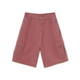 thumbnail image 3 of Jean Shorts Men Baggy Solid Color Performance Work Cargo Shorts with Pockets Knee Length Wide Leg Summer Casual Denim Shorts Men, 3 of 8