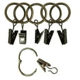thumbnail image 1 of Easy2hang 1.5-Inch Premium Drapery Clip Rings openable Extra Thick have an opening to slide onto the rod, 1 of 3