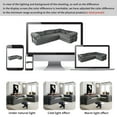 thumbnail image 6 of Harper & Bright Designs Boneless Couch Modular L-Shaped Sofa, Sponge Compression Sofa Sleeper Free combination, Foam Floor Sofa Bed with for Living Room, Gray, 6 of 11