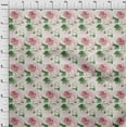 thumbnail image 3 of oneOone Polyester Spandex Blush Pink Fabric Florals Craft Projects Decor Fabric Printed By The Yard 56 Inch Wide, 3 of 4