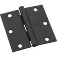 thumbnail image 2 of National Hardware - V512 3-1/2" SQR Hinge 3/pk - Black, 2 of 2