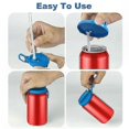 thumbnail image 5 of 4-Pack Soda Can Lids with Reusable Silicone Straws, Multi-Color Covers for Beverage Cans, 5 of 5